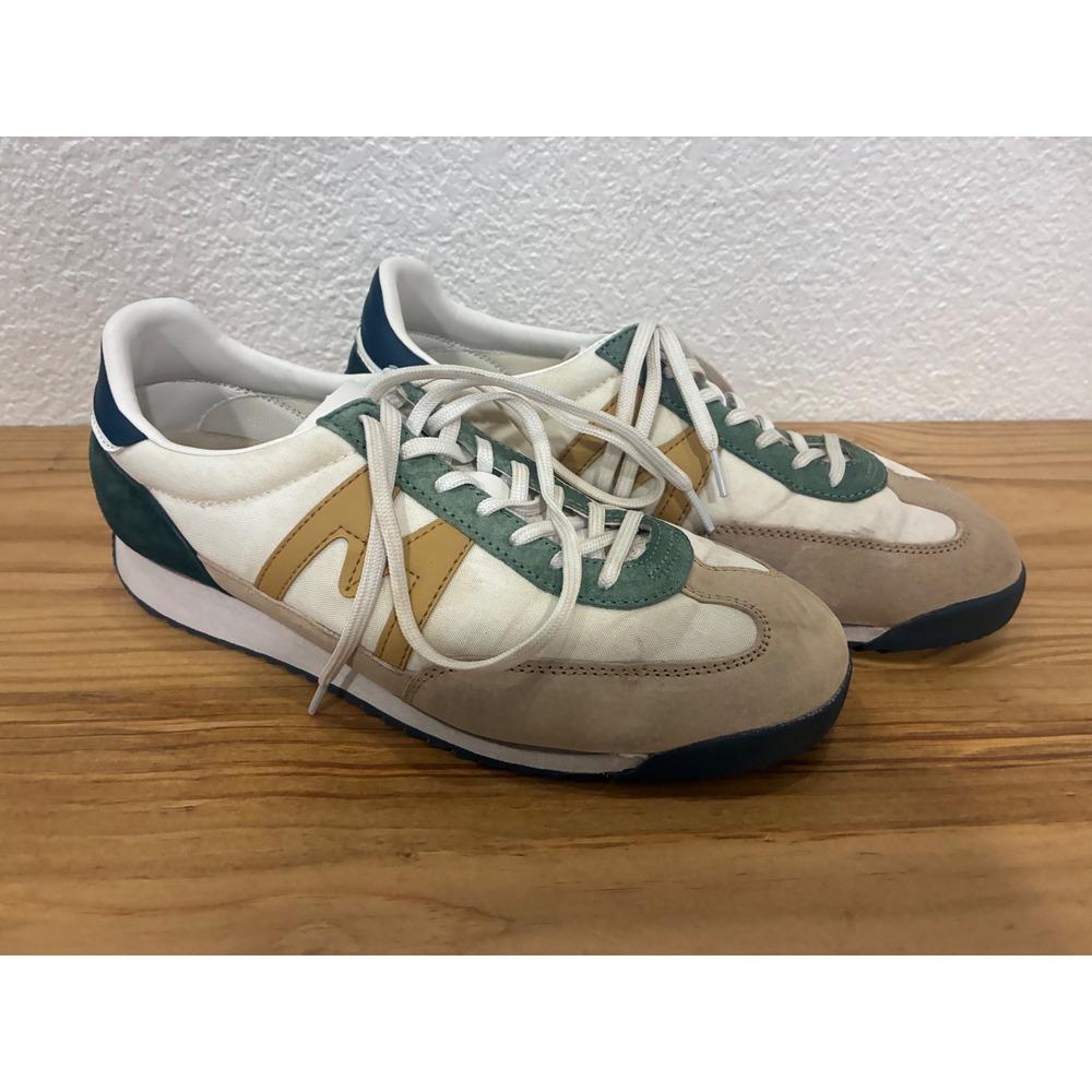 Karhu Mestari Unisex Sneakers White Tan Green F805061 Size US 8 Women
